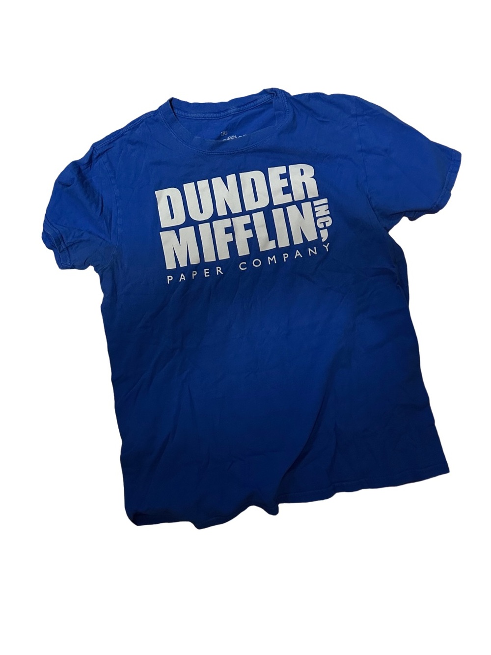 Dunder Mifflin Classic Logo Short-Sleeve Tee - Blue